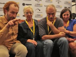 El actor Daniel Giménez Cacho, la productora Bertha Navarro,el director  Pablo Perelman y la productora Teresa Fernández Cuesta.S.NÚÑEZ  /