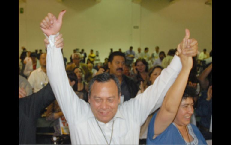 Jesús Zambrano presidente nacional del PRD. ARCHIVO  /