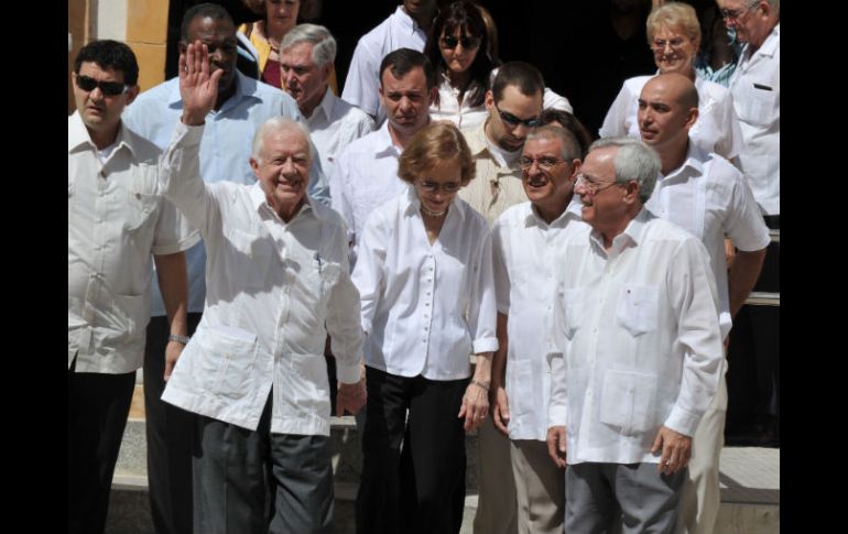 El expresidente demócrata inició el pasado lunes una visita de tres días a Cuba con una intensa agenda. AFP  /