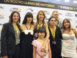 Elenco de la película en el Festival Internacional de Cine de Guadalajara. A.CAMACHO  /