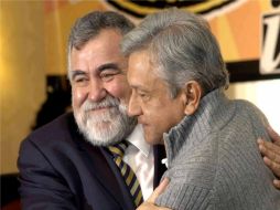 Alejandro Encinas y Andrés Manuel López Obrador. ESPECIAL  /