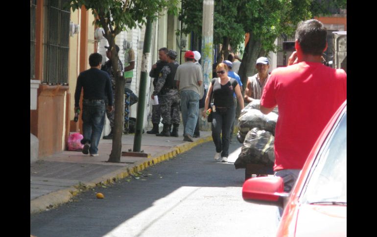 Elementos de la PGR durante el operativo realizado en la zona de El Santuario. M. PATIÑO  /