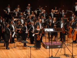 En la fotografía se obsrva a la Orquesta Sinfónica del Instituto Politécnico Nacional durante su participación en el evento. NTX  /