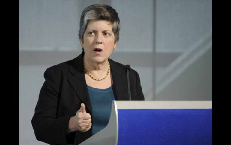 La secretaria de Seguridad Nacional de EU, Janet Napolitano. EFE  /