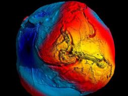 El geoide es una superficie de referencia fundamental para medir con precisión la circulación oceánica. EFE  /