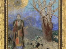 'El Buda', obra pintada hacia 1905 por Odilon, ésta forma parte de la exposición. EFE  /