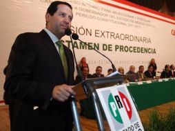 Eruviel Ávila Villegas, precandidato a la gubernatura del Estado de México por el Partido Revolucionario Institucional. ARCHIVO  /