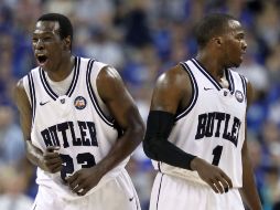 Shelvin Mack (der.), de los Bulldogs de Butler, anotó 24 puntos en el encuentro de hoy. AFP  /