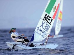 Tania Elias Calles, de la clase Laser Radial, durante los Juegos Olímpicos de Beijing. MEXSPORT  /