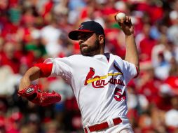 Jaime García lanzó toda la ruta para los Cardenales, y su joya de pitcheo evitó que San Luis fuera barrido. AFP  /