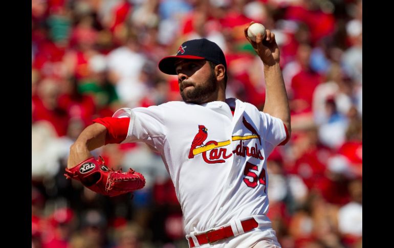 Jaime García lanzó toda la ruta para los Cardenales, y su joya de pitcheo evitó que San Luis fuera barrido. AFP  /