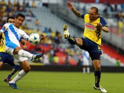 América ganó frente a Puebla, pero no convenció su accionar en la cancha. MEXSPORT  /