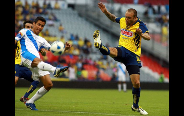 América ganó frente a Puebla, pero no convenció su accionar en la cancha. MEXSPORT  /