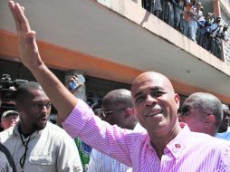 Imagen del 20 de marzo de Michel Martelly en su llegada a una casilla elecotral, en Puerto Príncipe. REUTERS  /