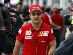 El piloto brasileño, Felipe Massa, de la escudería Ferrari, durante el GP de Brasil. MEXSPORT  /