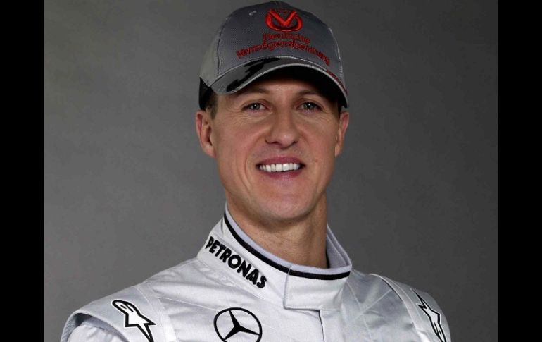 El piloto alemán, Michael Schumacher, durante la presentación del nuevo equipo de F1 MercedesPetronas. MEXSPORT  /