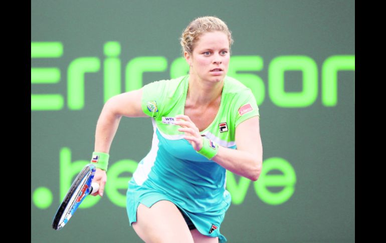 Clijsters perdió la semana pasada en Miami en cuartos de final, en gran medida por las molestias físicas. GETTY IMAGES SPORT  /