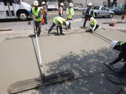 Ayer comenzaron las obras en Washington. La autoridad prevé terminar la repavimentación antes de septiembre. A. CAMACHO  /