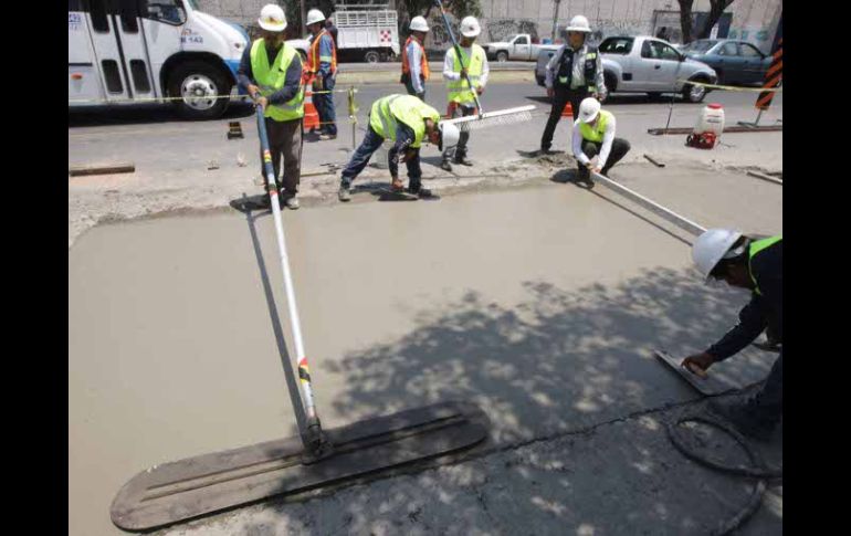 Ayer comenzaron las obras en Washington. La autoridad prevé terminar la repavimentación antes de septiembre. A. CAMACHO  /