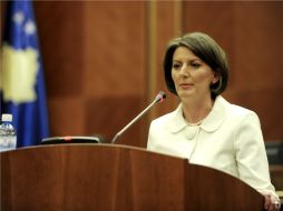 Atifete Jahjaga, es nombrada nueva presidenta de Kosovo. AFP  /