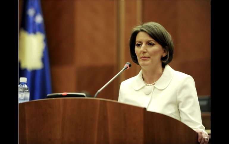 Atifete Jahjaga, es nombrada nueva presidenta de Kosovo. AFP  /