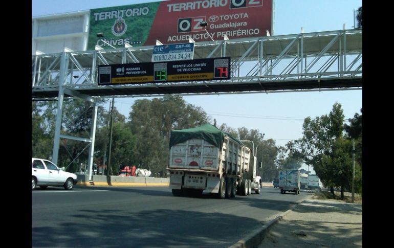 Cuando el indicador está en color verde significa que el automovilista circula dentro de los topes permitidos. L. FONSECA  /