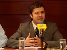 El presidente del Consejo Coordinador de Jóvenes Empresarios de Jalisco, Fernando Sáchez Antillón. A. HINOJOSA  /