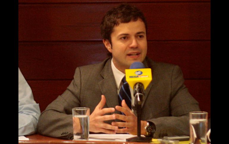 El presidente del Consejo Coordinador de Jóvenes Empresarios de Jalisco, Fernando Sáchez Antillón. A. HINOJOSA  /