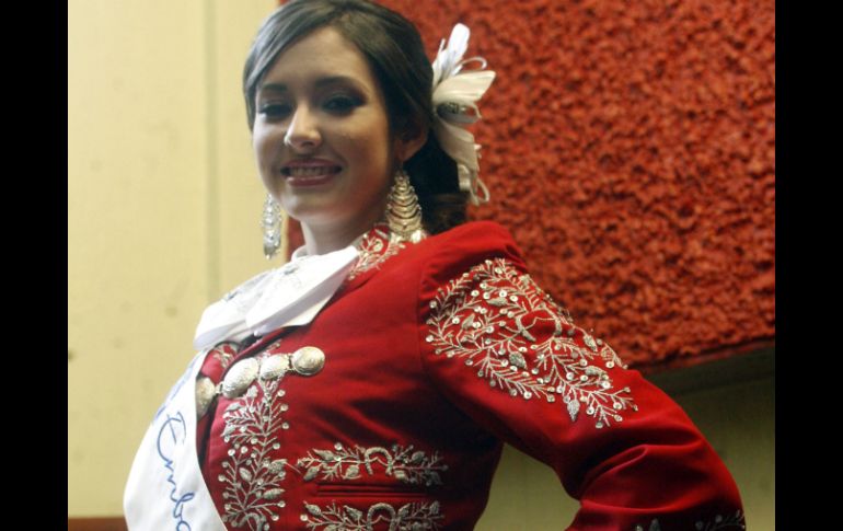 Karina Martín Jiménez, embajadora del Encuentro Internacional del Mariachi y la Charrería 2010. A. HINOJOSA  /