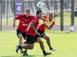 Los rojinegros del Atlas se preparan para cumplir con su siguiente partido del Torneo Clausura 2011. A. CAMACHO  /