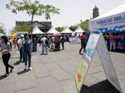 La VIII Feria de la Prevención del VIH fue realizada este sábado en la Plaza de la Liberación.A. HINOJOSA  /