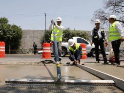 El 6 de abril arrancaron las obras de repavimentación en Avenida Washington, donde se habilitará una ciclorruta. A. CAMACHO  /