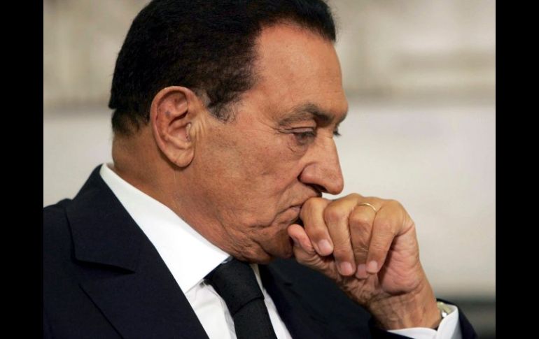 Mubarak negó en un discurso que tenga cuentas bancarias fuera del país. EFE  /