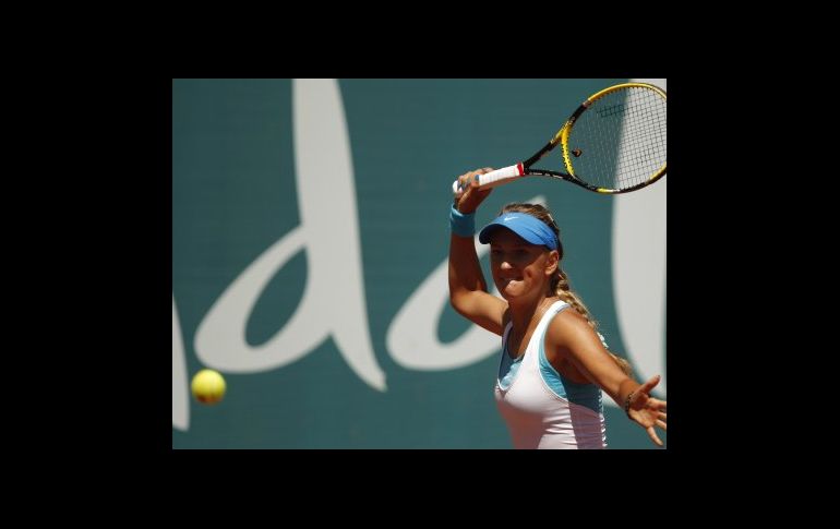 La tenista Victoria Azarenka se enfrentó a Camelia Begu en la final de Marbella. REUTERS  /