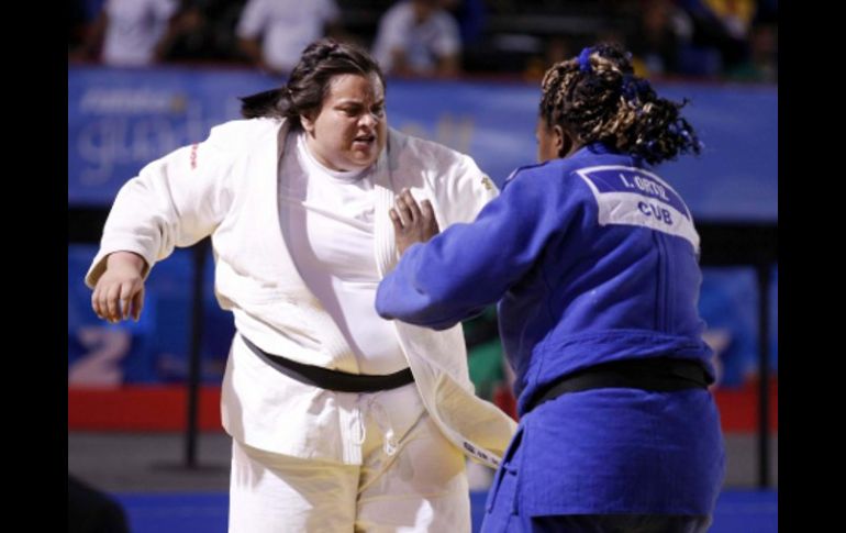 La mexicana, Vanessa Zambotti, durante la competencia de prueba para los Juegos Panamericanos en Guadalajara. E. PACHECO  /