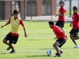 Los jugadores del Atlas en preparación para su próximo duelo del Clausura 2011. A. CAMACHO  /