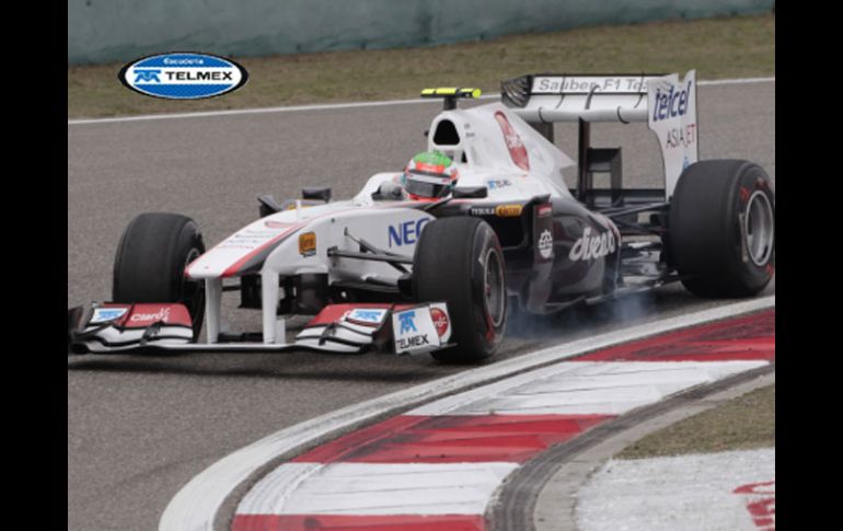 Sergio Pérez dice sentirse cómo con algunos cambios en el Sauber. AP  /