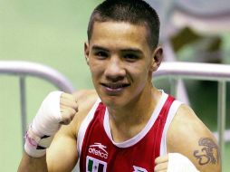 Oscar Valdez durante los Juegos Centroamericanos 2010 celebrados en Mayaguez, Puerto Rico. MEXSPORT  /