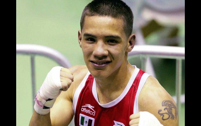 Oscar Valdez durante los Juegos Centroamericanos 2010 celebrados en Mayaguez, Puerto Rico. MEXSPORT  /