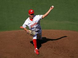 Roberto Ramírez, pitcher de los Diablos rojos durante un partido ante Campeche. MEXSPORT  /