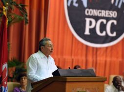 Raúl Castro (foto) fue sustituido como segundo secretario del PCC por el primer vicepresidente José  Ramón Machado. AFP  /