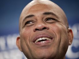 Michel Martelly se encuentra desde el martes de visita en Estados Unidos. AFP  /