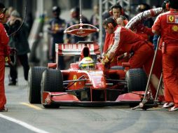 El piloto brasileno, Felipe Massa, de la escudería Ferrari. MEXSPORT  /