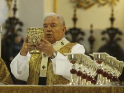 Durante el Triduo Pascual, el Cardenal Juan Sandoval pidió a los fieles dirigir oraciones por la reconciliación y la paz. M. FREYRIA  /