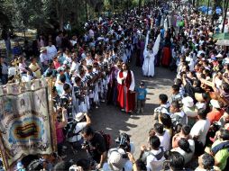 Se vigilará la zona ante incremento en la afluencia de personas que asisten a la Representación de la Pasión de Cristo. NOTIMEX  /