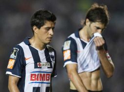 Los jugadores del Monterrey tendrán que reponerse luego del empate en la final de la Concacaf. EFE  /