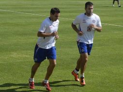 Christian Giménez y Emanuel Villa será la dupla ofensiva de los Cementeros ante Chivas. NTX  /