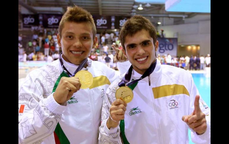 Los clavadistas mexicanos Iván García y German Sánchez ganaron la primera posición en la final de plataforma 10 metros. NTX  /