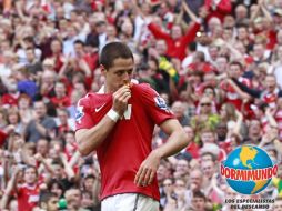 Javier 'Chicharito' Hernández cosecha elogios luego de otro gol en la Premier League. AP  /