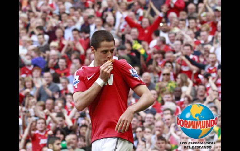 Javier 'Chicharito' Hernández cosecha elogios luego de otro gol en la Premier League. AP  /